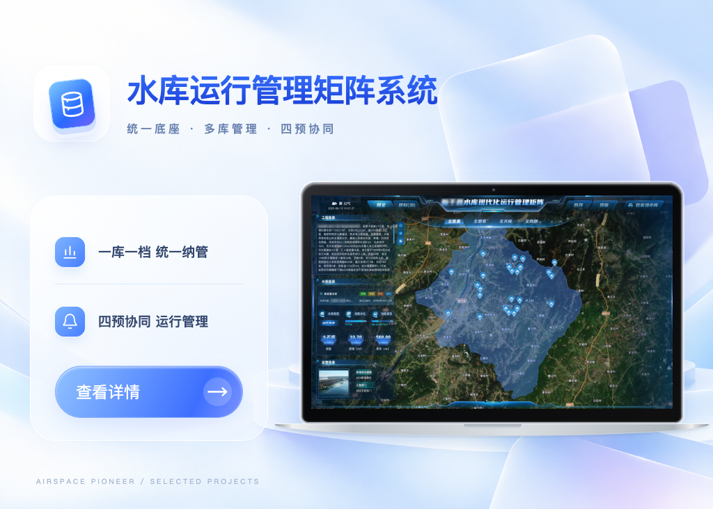 某县水库运行管理矩阵系统系统展示